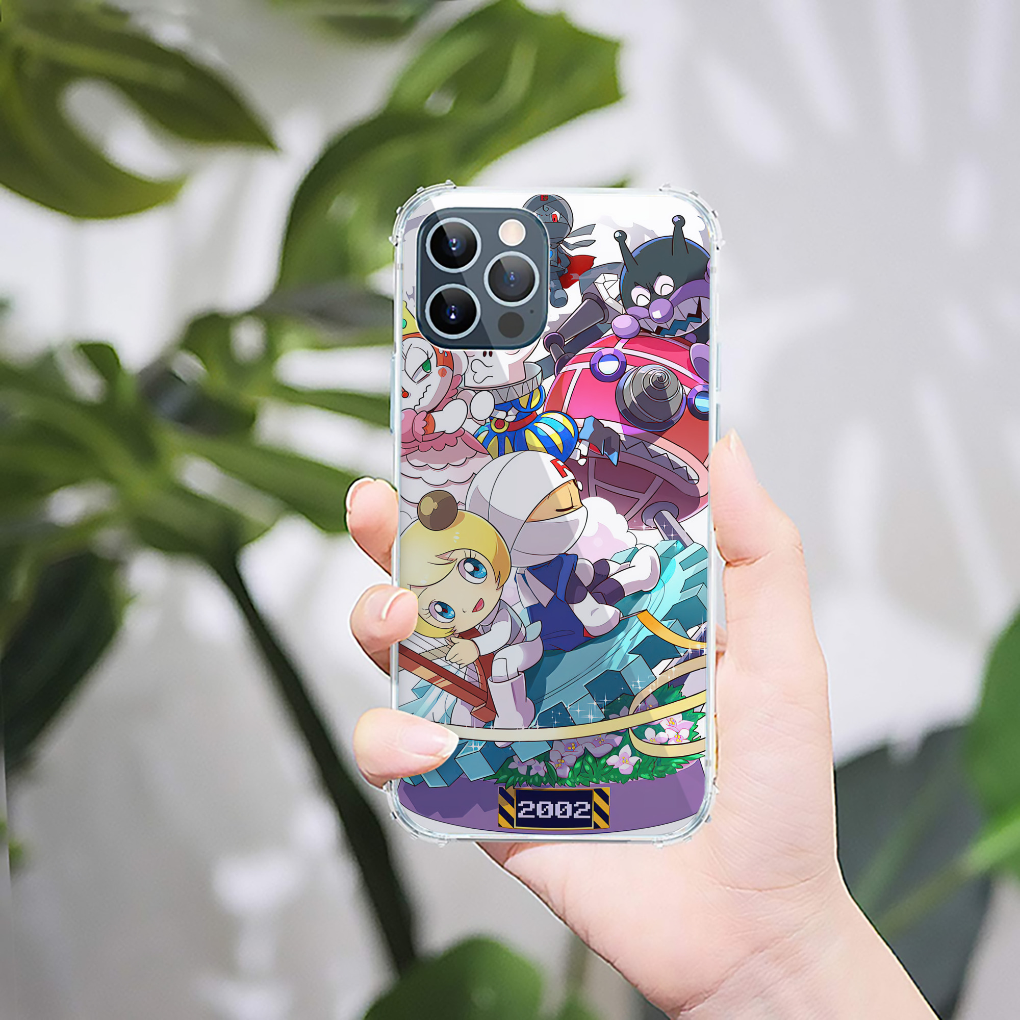 （画像用） アンパンマン Anpanman 【iPhone 12シリーズ対応】透明スマホケース（クリアソフトケース）